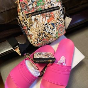 Aldo bag & mens slides items sold separately $50 each. deal if bought together